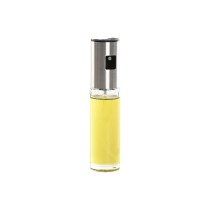 Ölfläschchen Home ESPRIT Durchsichtig Edelstahl Kristall 100 ml 4 x 4 x 18,3 cm