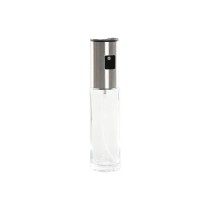 Ölfläschchen Home ESPRIT Durchsichtig Edelstahl Kristall 100 ml 4 x 4 x 18,3 cm