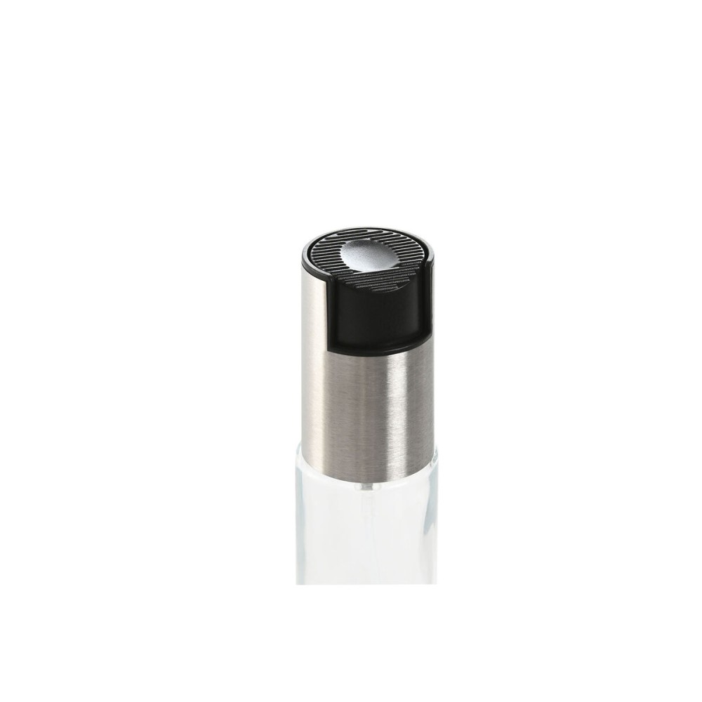 Ölfläschchen Home ESPRIT Durchsichtig Edelstahl Kristall 100 ml 4 x 4 x 18,3 cm