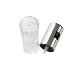 Ölfläschchen Home ESPRIT Durchsichtig Edelstahl Kristall 100 ml 4 x 4 x 18,3 cm