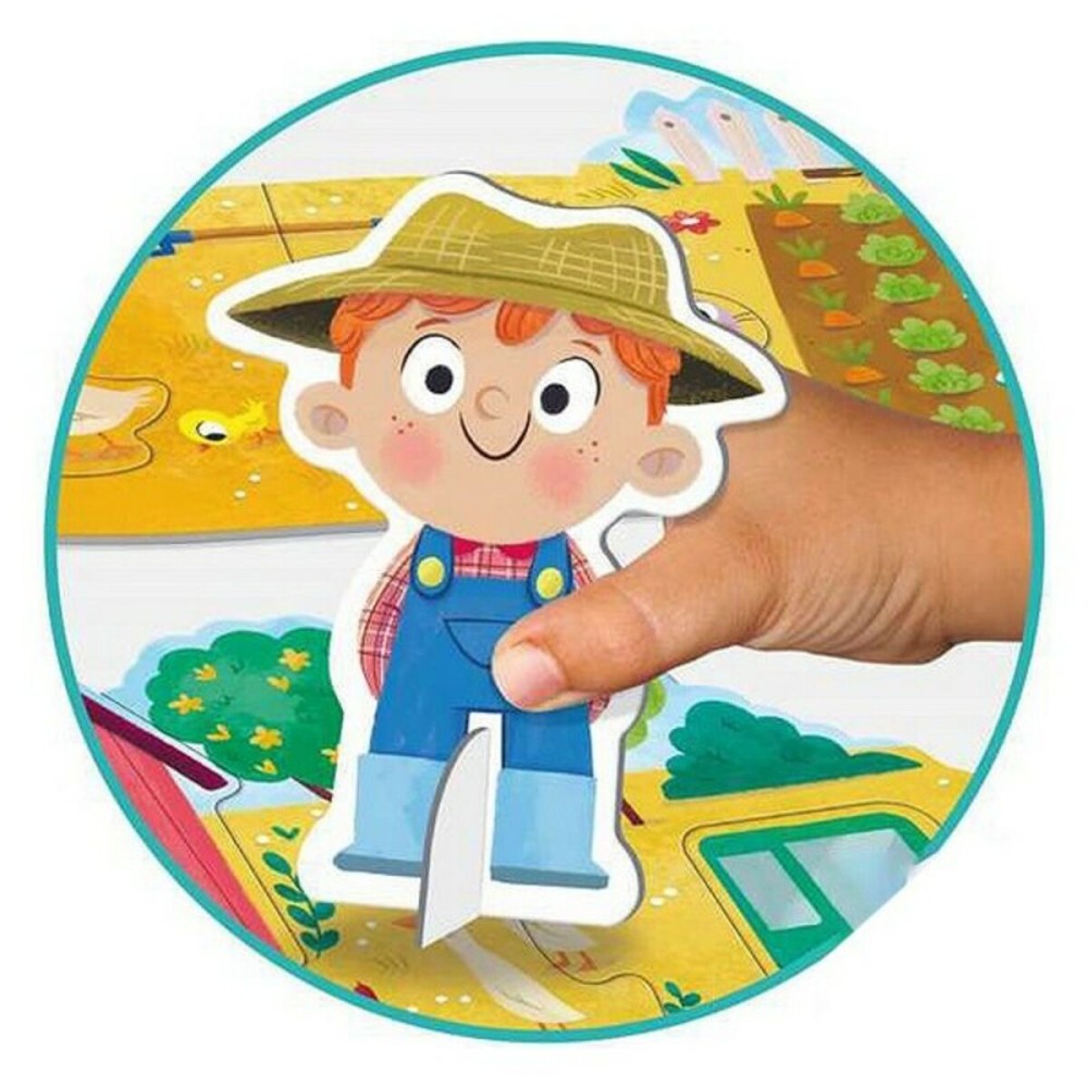 Baby-Puzzle: Bauernhof XXL Goula 53176 (17 pcs)