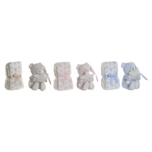 Baby-Geschenk-Set Home ESPRIT Blau Beige Rosa Polyester (3 Stück)
