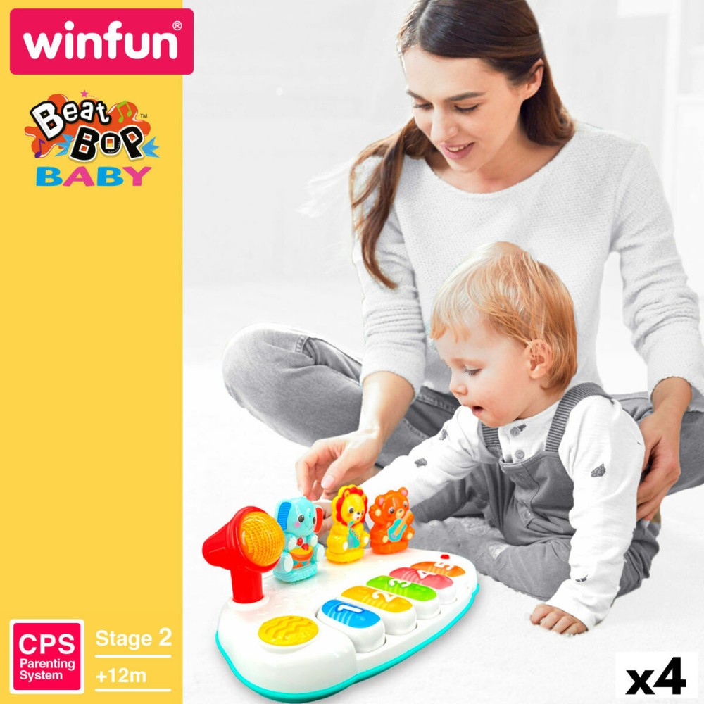 Piano jouet Winfun 26 x 11 x 15 cm (4 Unités)