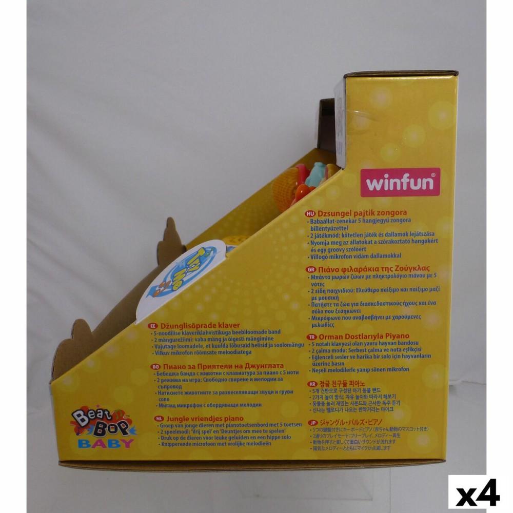 Piano jouet Winfun 26 x 11 x 15 cm (4 Unités)