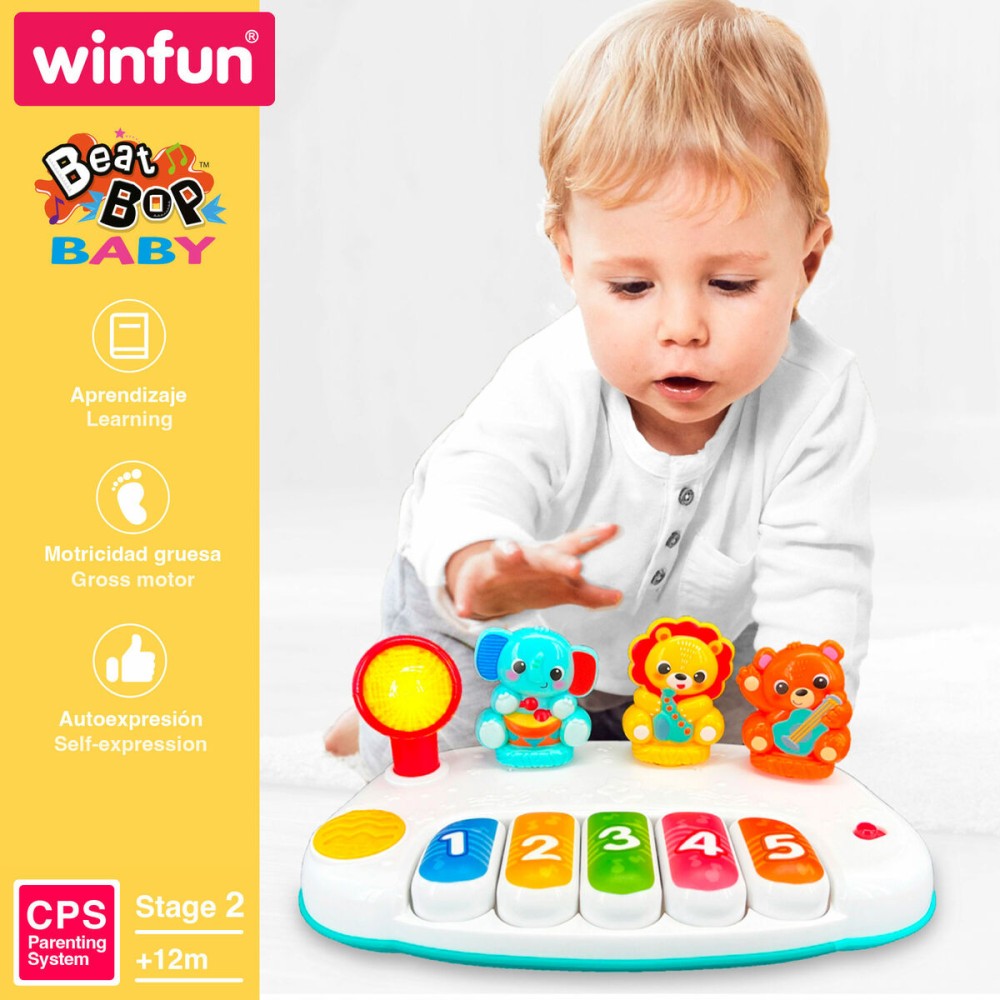 Piano jouet Winfun 26 x 11 x 15 cm (4 Unités)