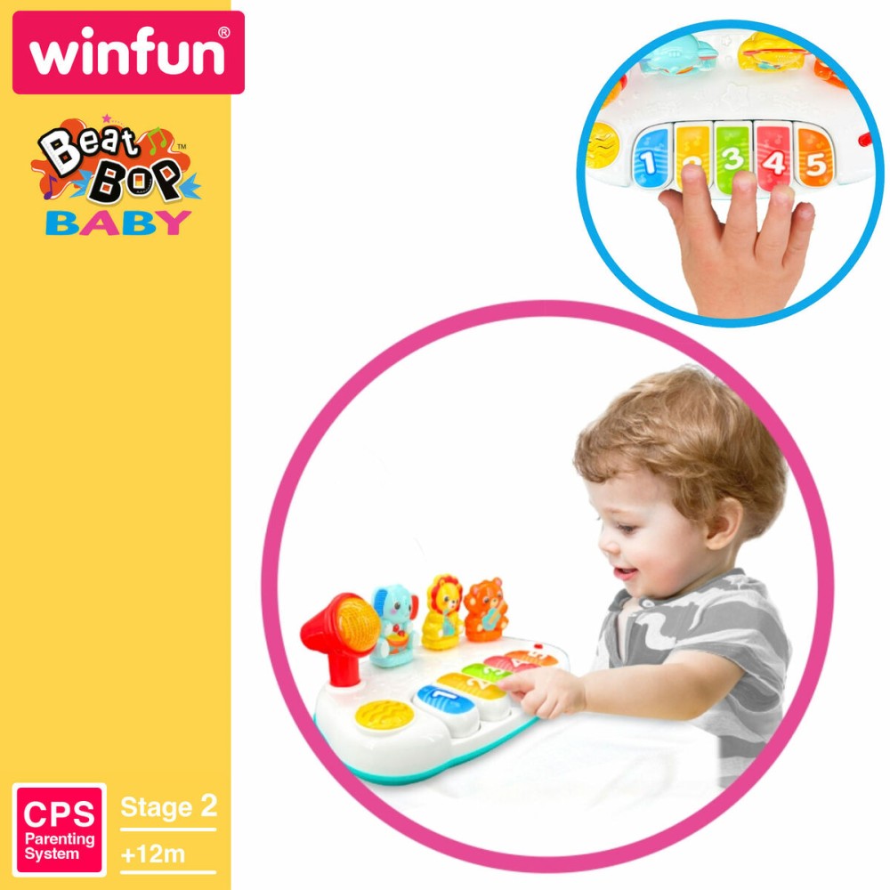 Piano jouet Winfun 26 x 11 x 15 cm (4 Unités)