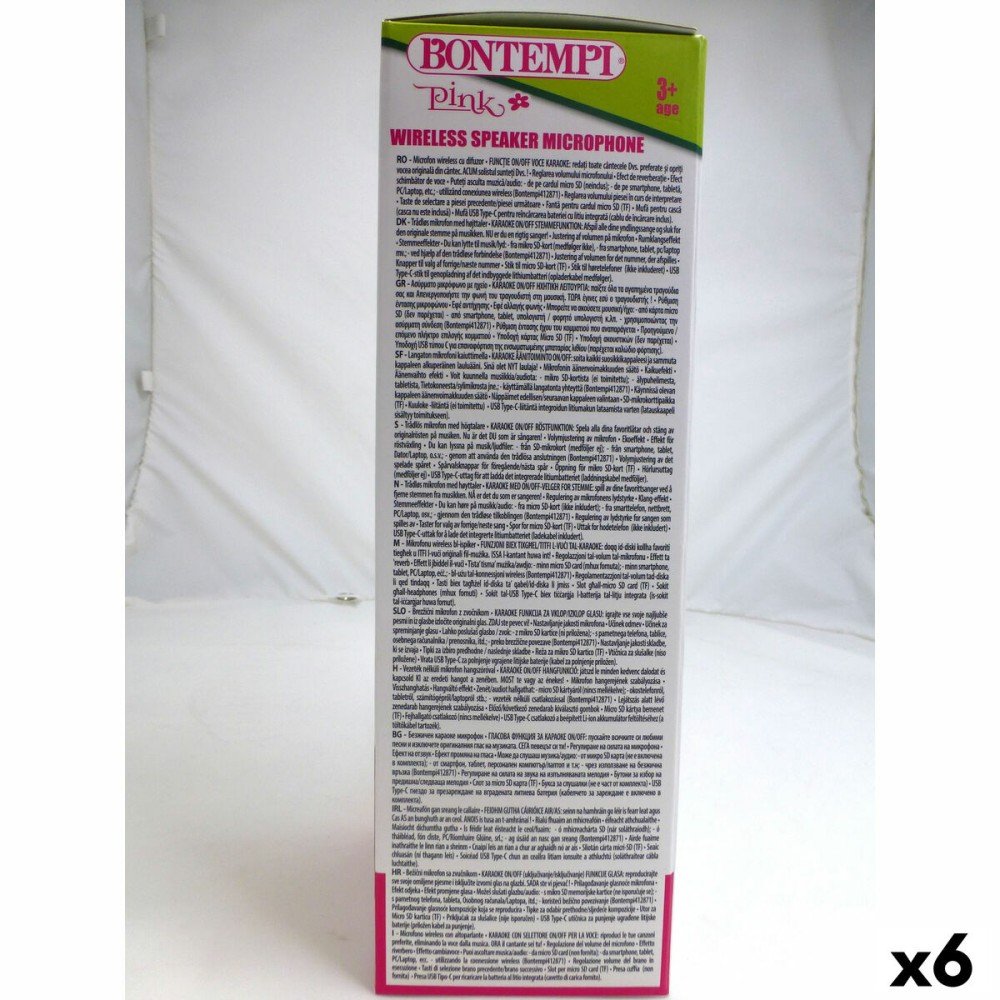 Karaoke Microphone Bontempi 6 Units
