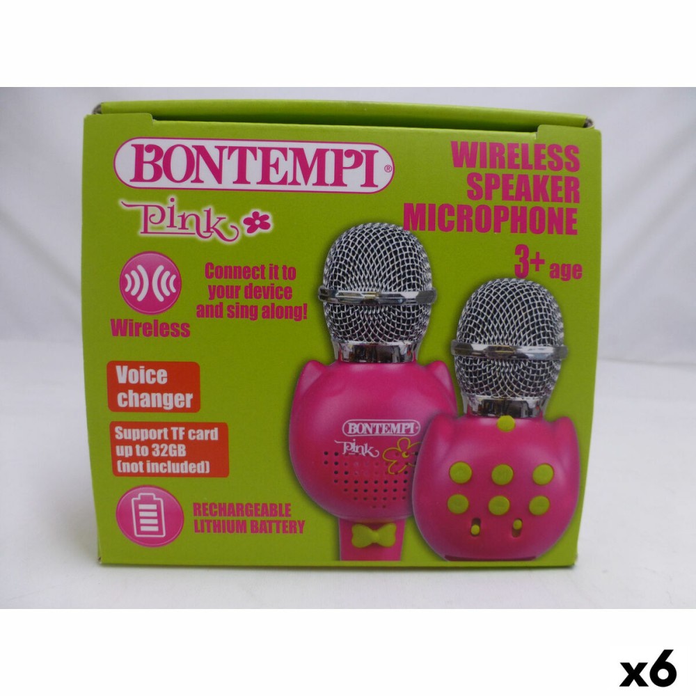 Microphone Karaoké Bontempi 6 Unités