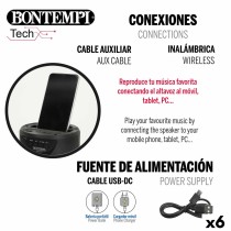 Speaker with Karaoke Microphone Bontempi 6 Units