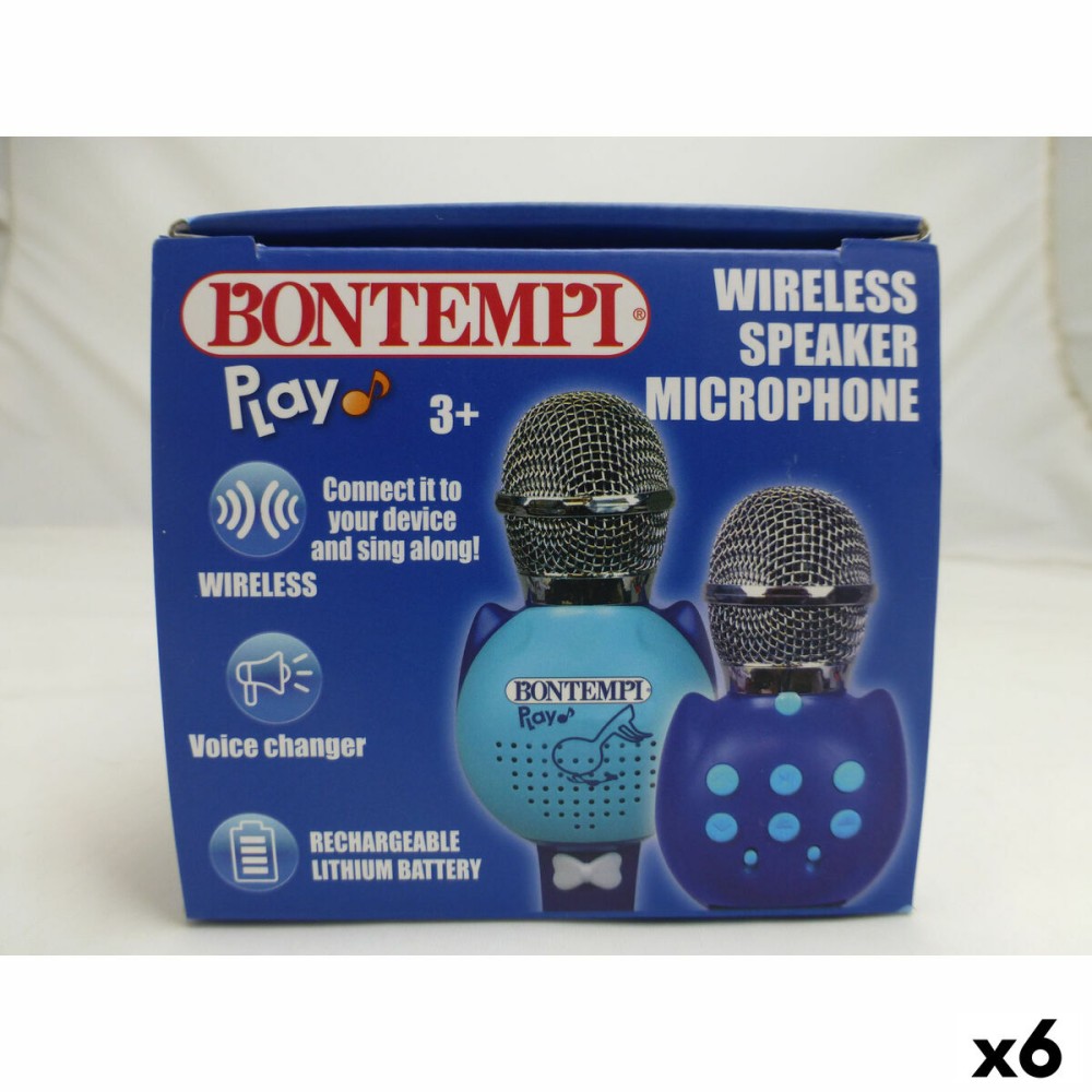 Microphone Karaoké Bontempi 6 Unités