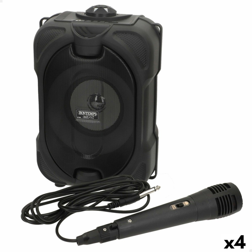 Speaker with Karaoke Microphone Bontempi 4 Units