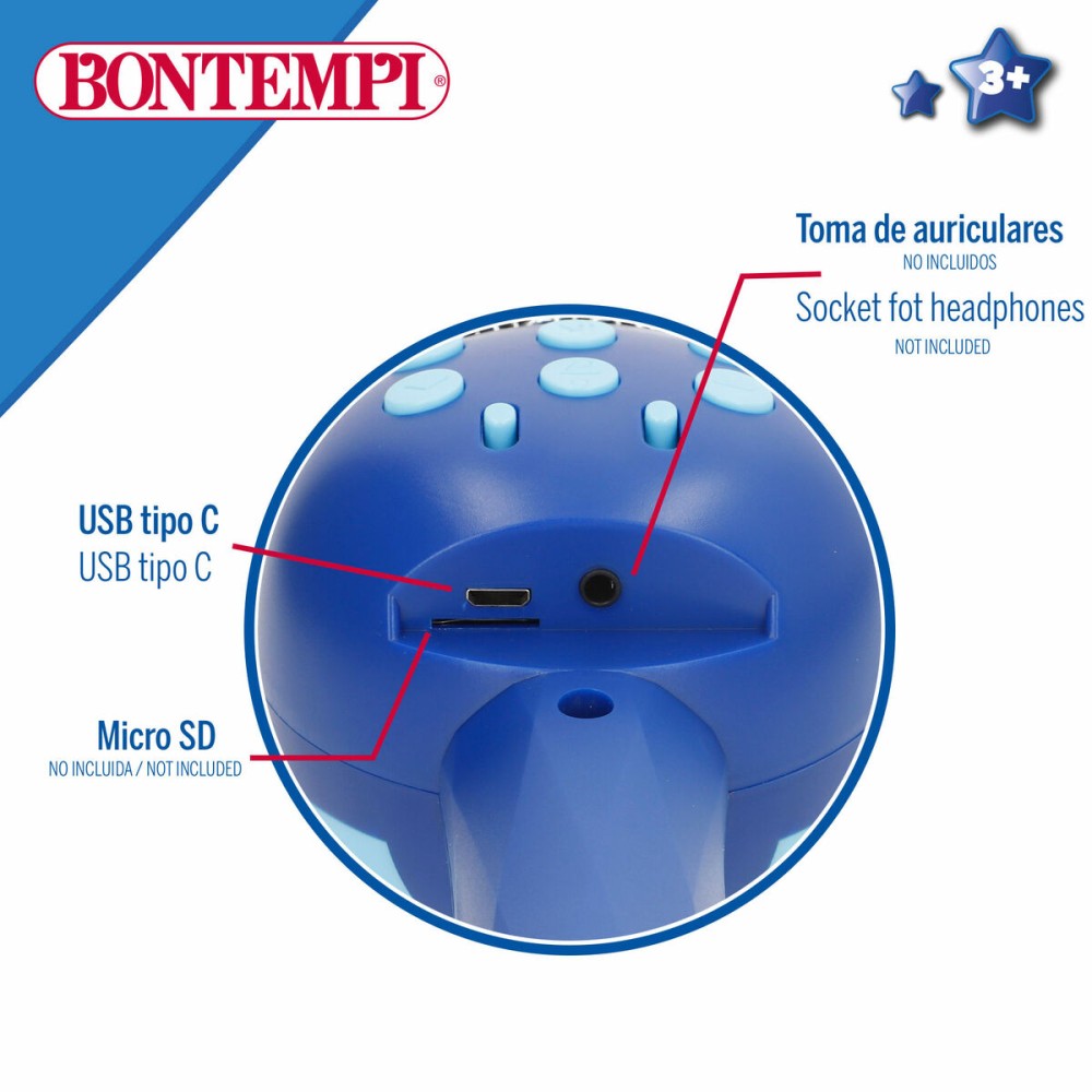 Karaoke Microphone Bontempi 6 Units