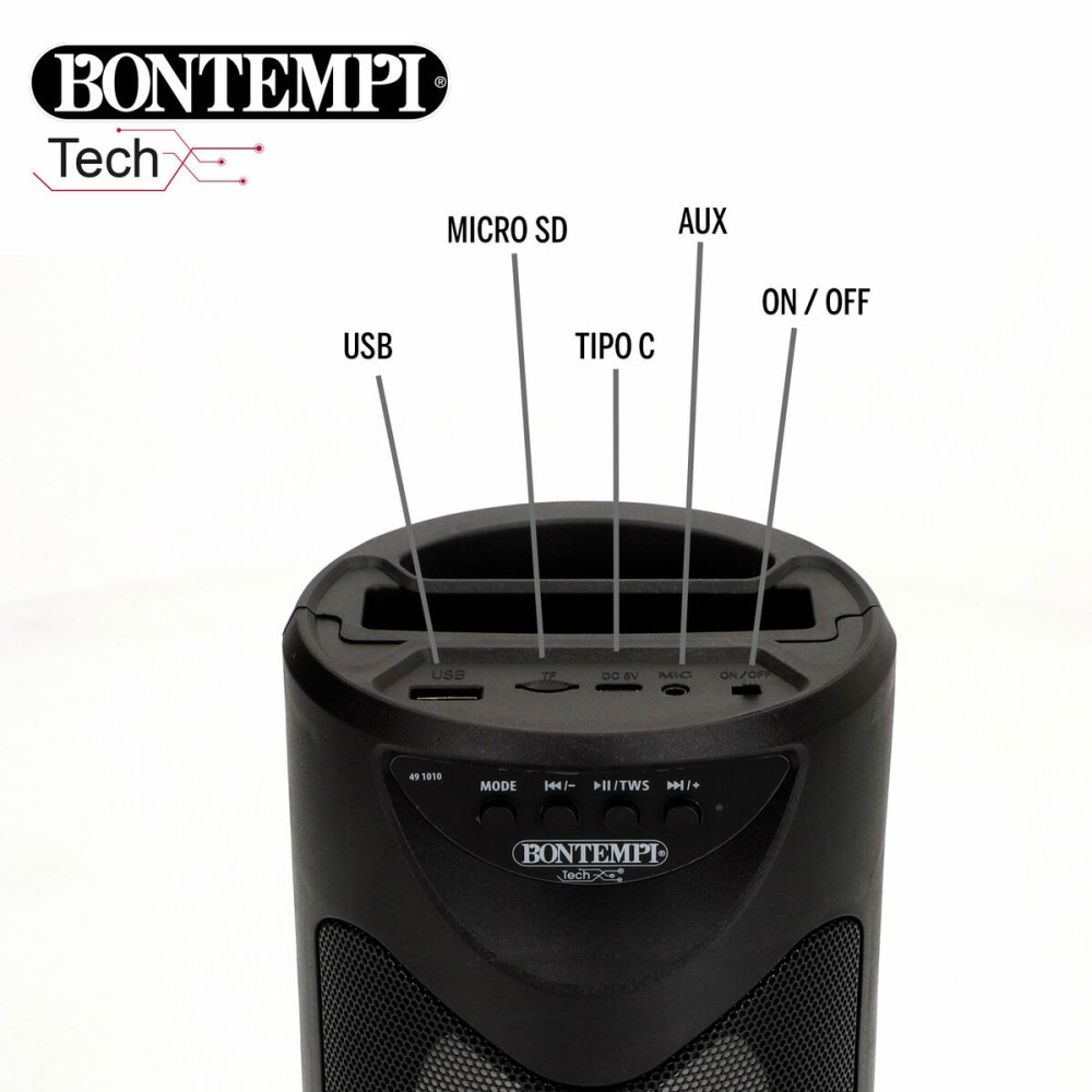 Speaker with Karaoke Microphone Bontempi 6 Units