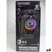 Speaker with Karaoke Microphone Bontempi 4 Units