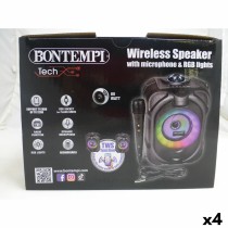 Speaker with Karaoke Microphone Bontempi 4 Units