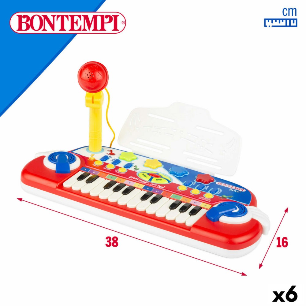 Elektronisches Klavier Bontempi 38 x 18 x 17 cm (6 Stück)