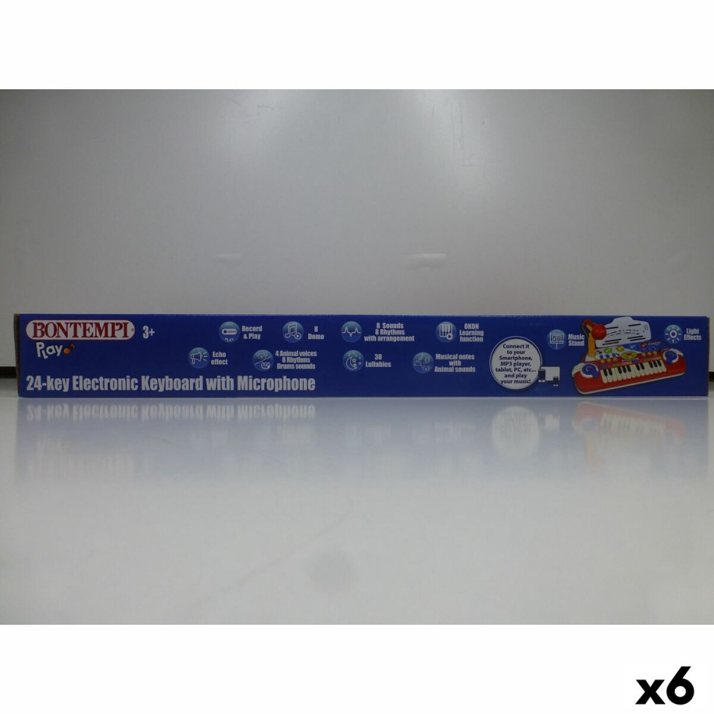Electric Piano Bontempi 38 x 18 x 17 cm (6 Units)