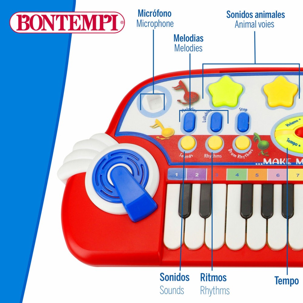 Piano Électronique Bontempi 38 x 18 x 17 cm (6 Unités)