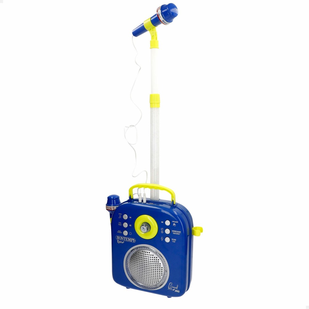 Lautsprecher mit Karaoke Mikrofon Bontempi 2 Stück
