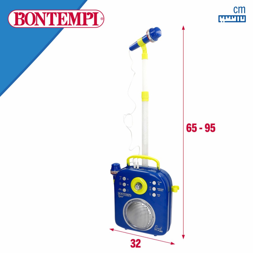 Speaker with Karaoke Microphone Bontempi 2 Units