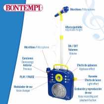 Speaker with Karaoke Microphone Bontempi 2 Units