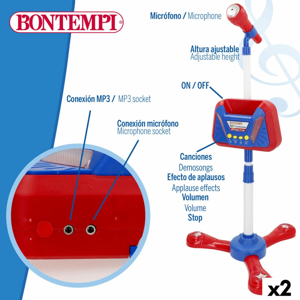 Musical Toy Bontempi 37 x 105 x 37 cm (2 Units)
