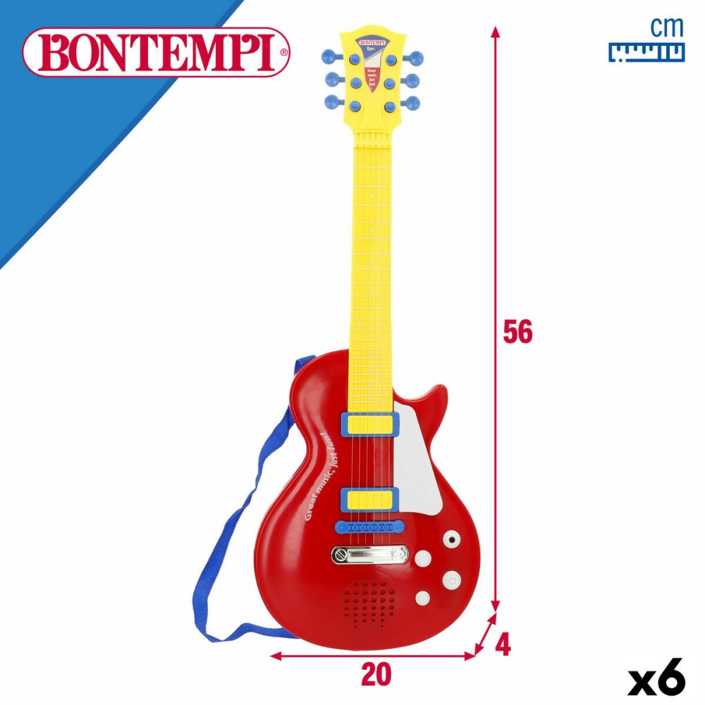 Baby Guitar Bontempi 20 x 56 x 4 cm (6 Units)