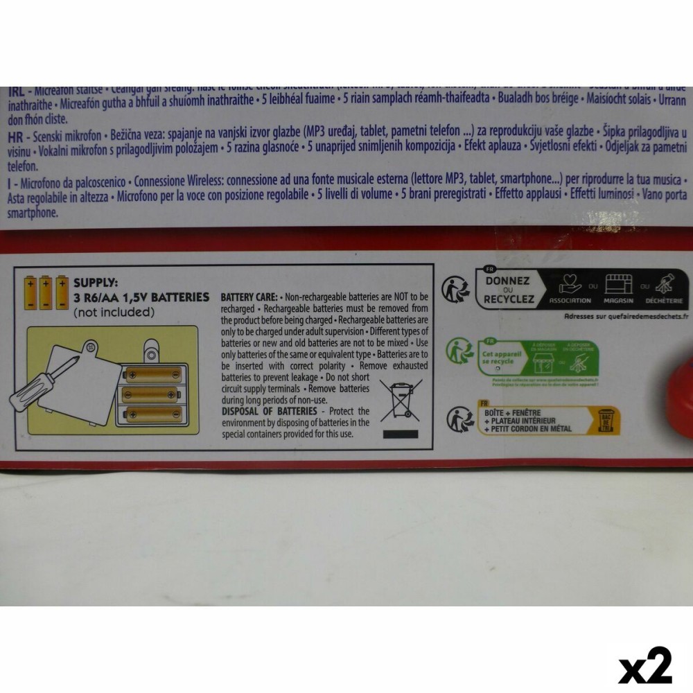 Musical Toy Bontempi 37 x 105 x 37 cm (2 Units)