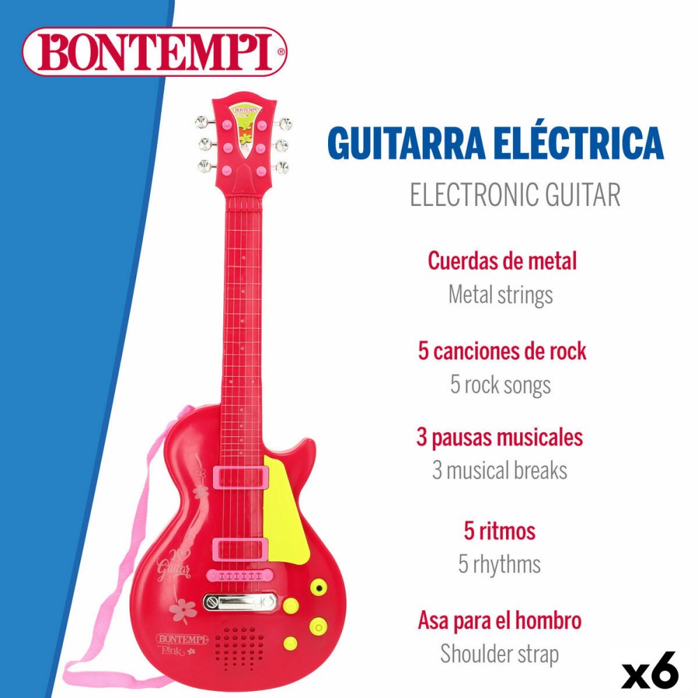 Kindergitarre Bontempi 20 x 56 x 4 cm (6 Stück)