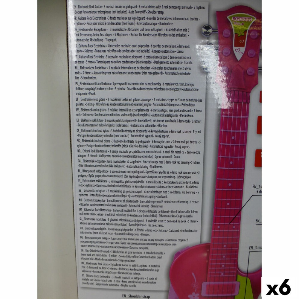 Kindergitarre Bontempi 20 x 56 x 4 cm (6 Stück)