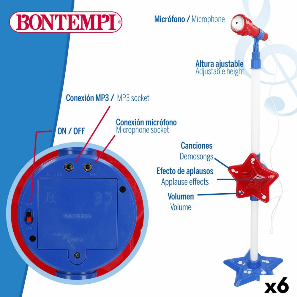 Musical Toy Bontempi 21 x 105 x 21 cm (6 Units)