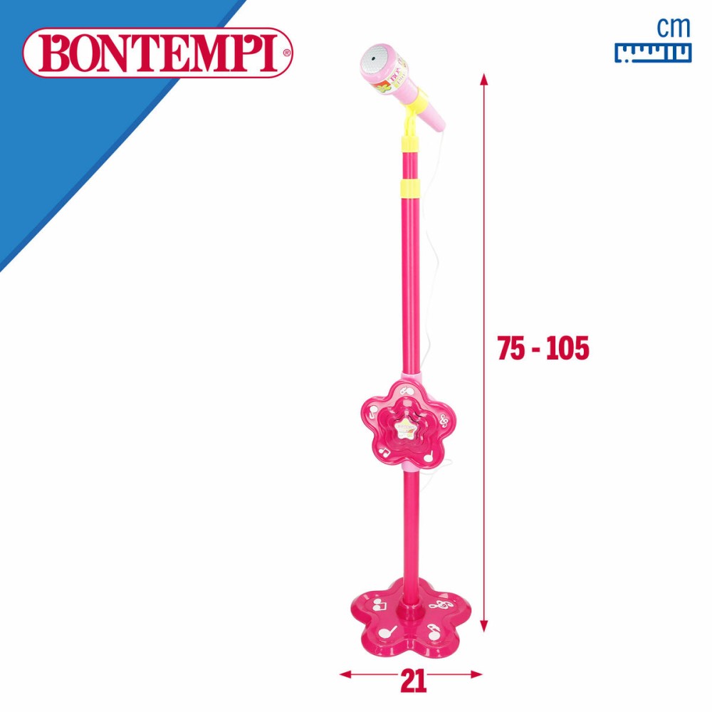 Toy microphone Bontempi 20 x 105 x 20 cm (6 Units)