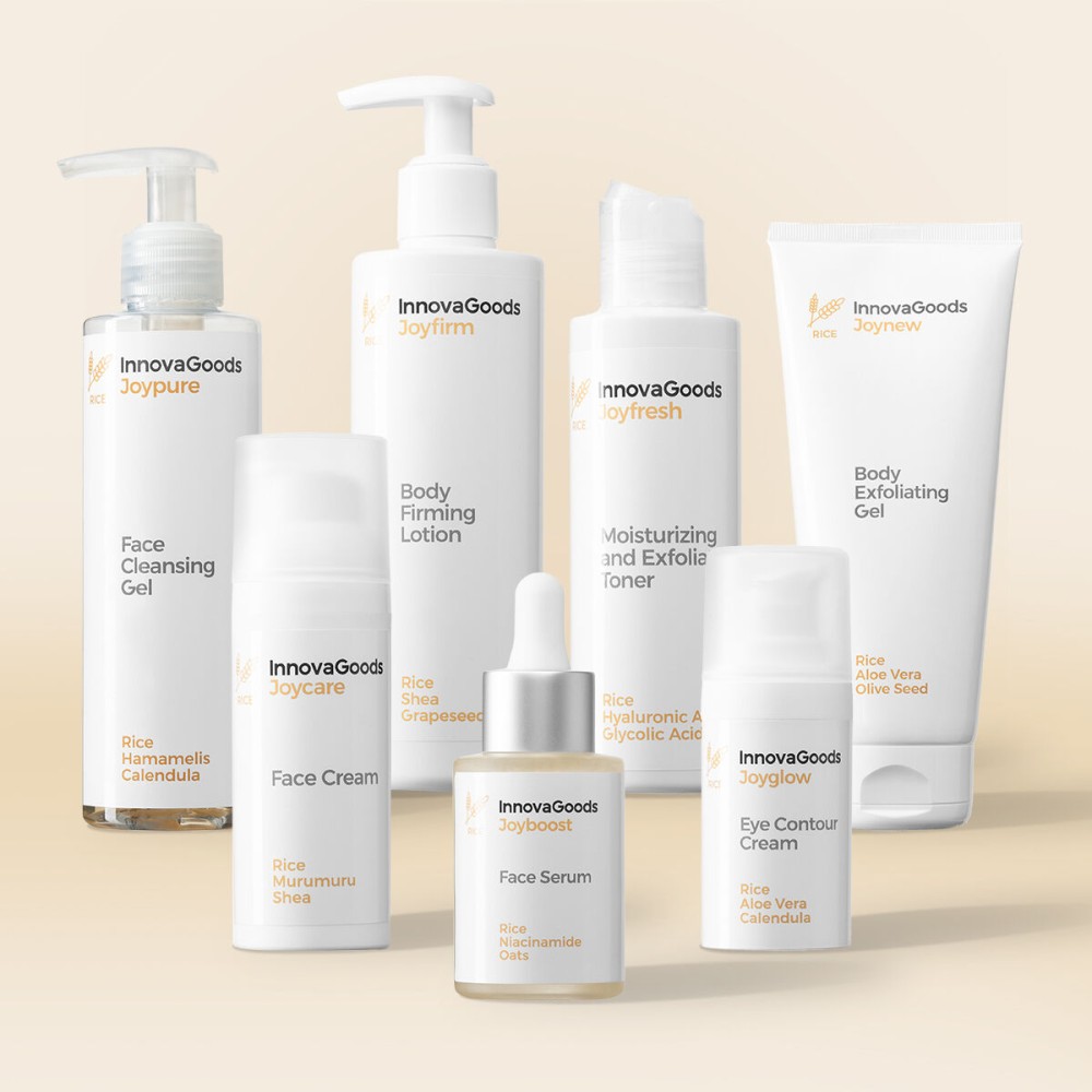 Pack Routine Visage et Corps Rice InnovaGoods