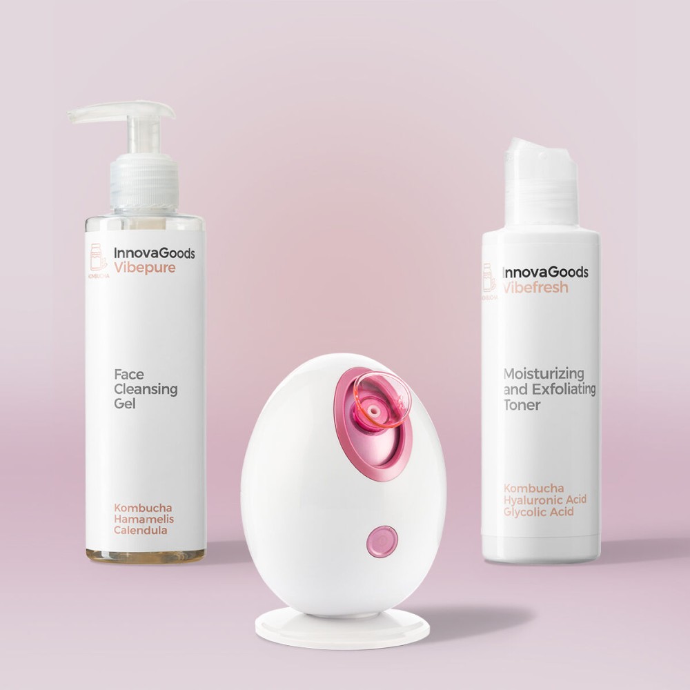Packung Tiefenreinigende Gesichtsbehandlung Kombucha InnovaGoods .