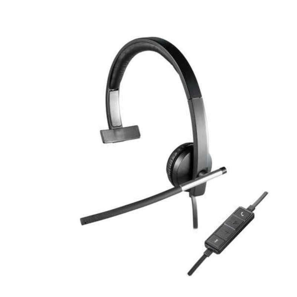 Casques avec Microphone Logitech H650e Noir