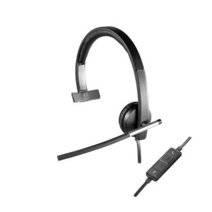 Casques avec Microphone Logitech H650e Noir