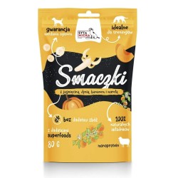 Snack pour chiens SYTA MICHA Banane Abricot Agneau Citrouille 80 g