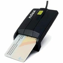 Lecteur de Cartes Nilox NXLD001 CNI (Carte d'identité) Noir