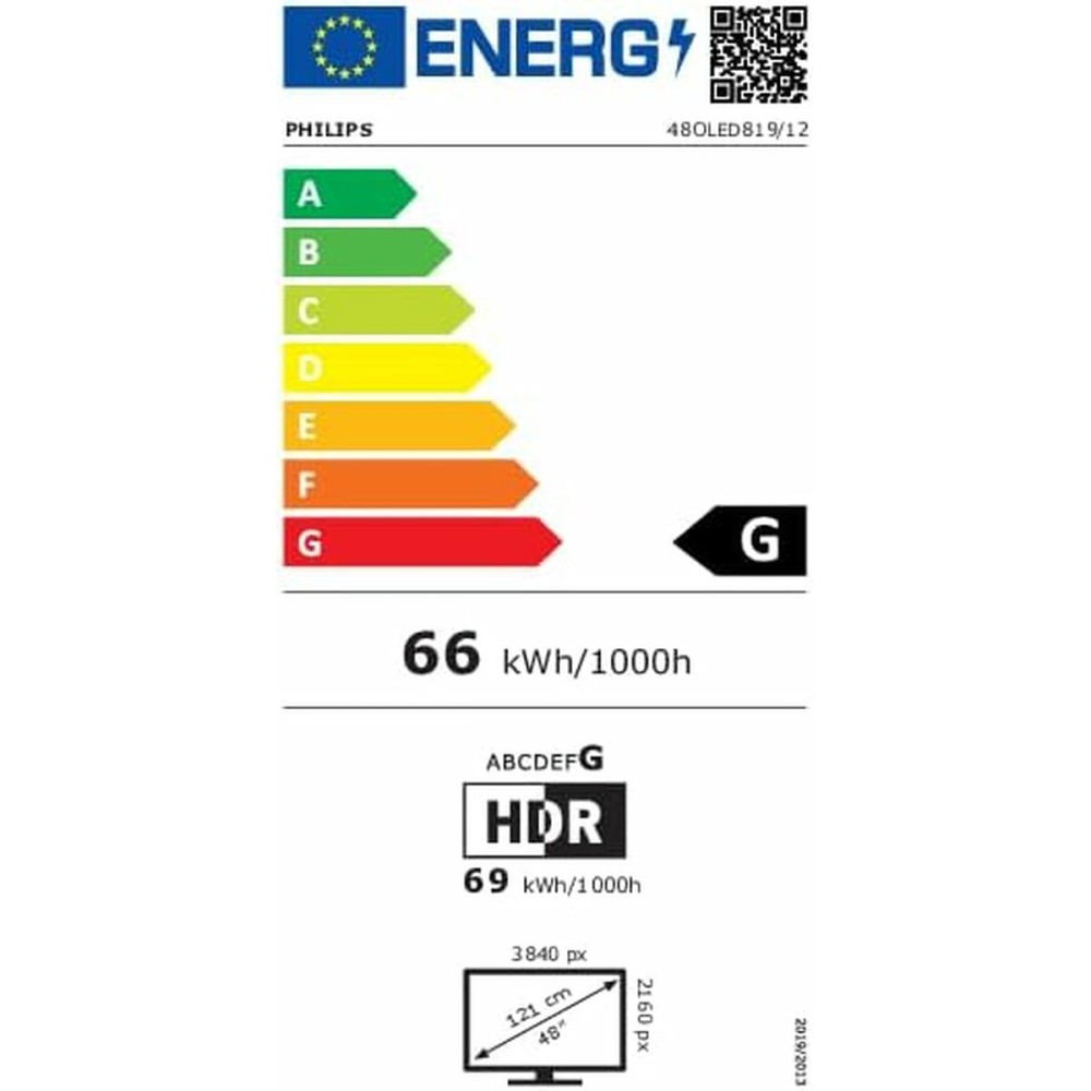 TV intelligente Philips 48OLED819 48" 4K Ultra HD OLED