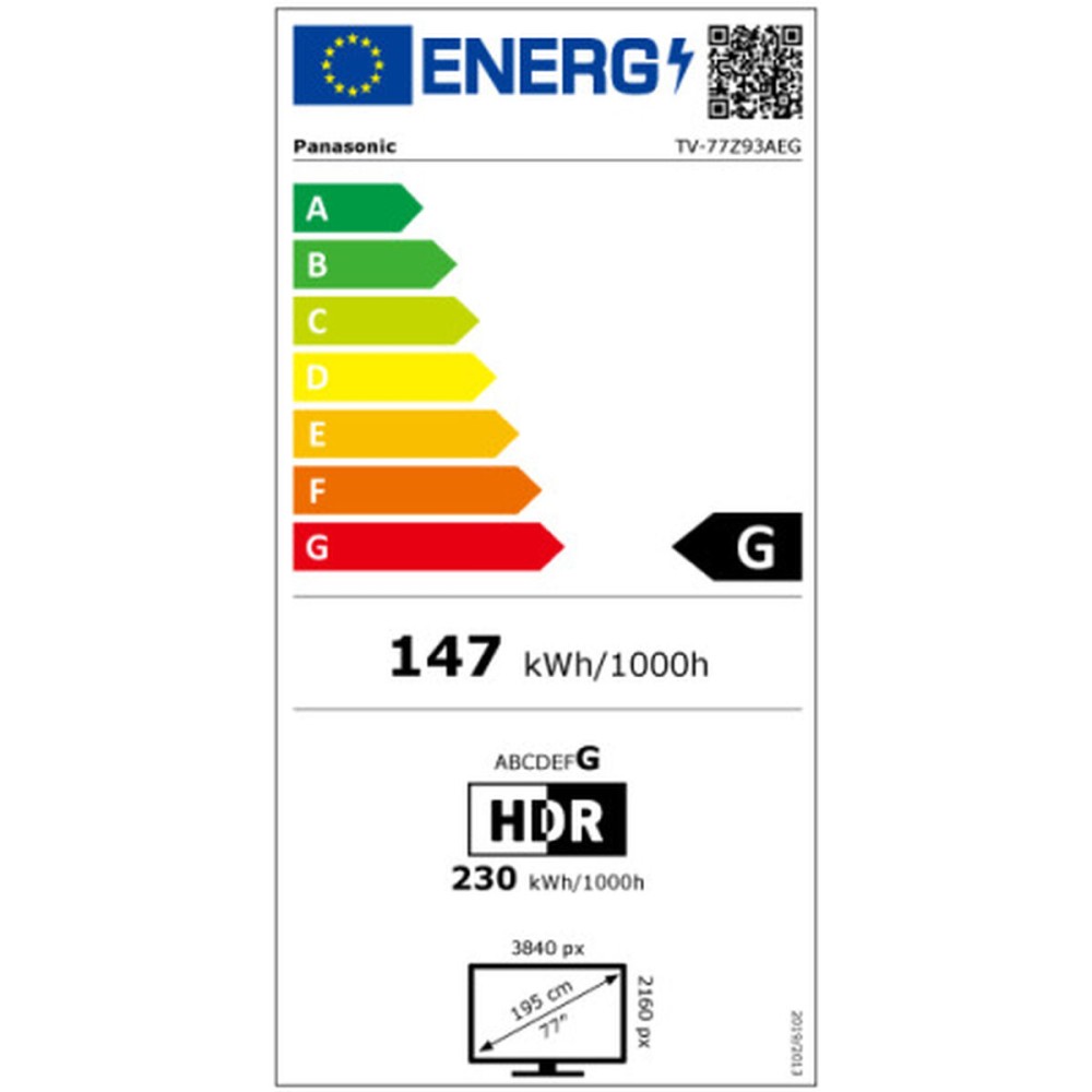 TV intelligente Panasonic TV77Z93AEG 4K Ultra HD 77" HDR OLED NVIDIA G-SYNC