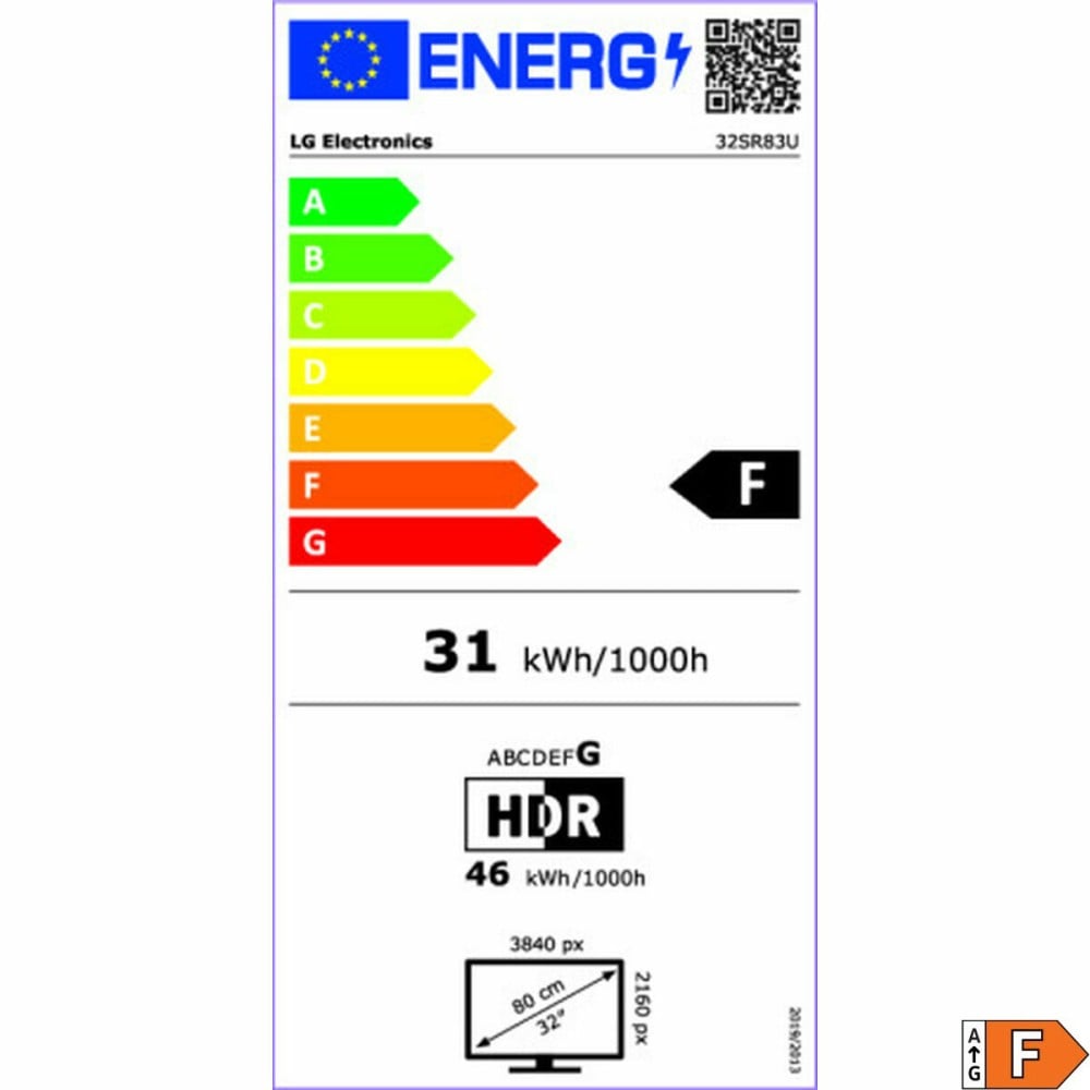 Écran LG 32SR83U-W.AEU 4K Ultra HD 32" 31,5" 60 Hz