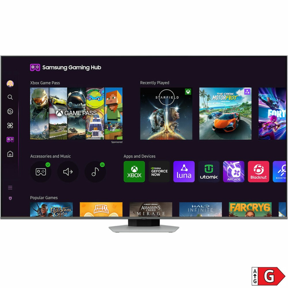 TV intelligente Samsung TQ65Q80D 4K Ultra HD HDR QLED AMD FreeSync 65"