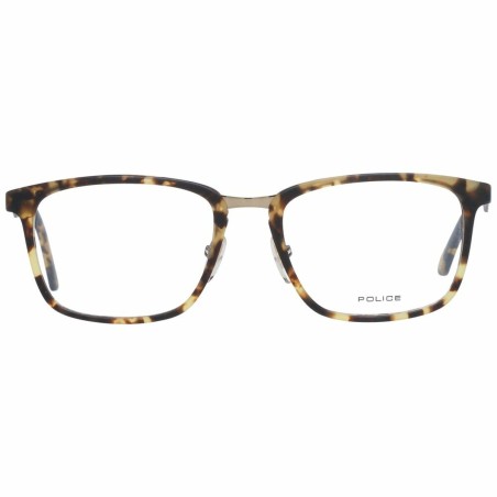 Men' Spectacle frame Police VPL684-52741M Yellow Ø 52 mm