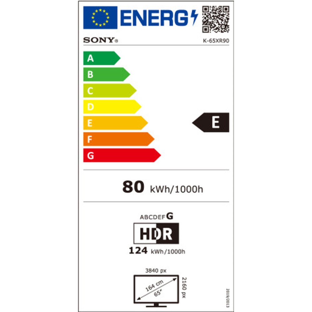 TV intelligente Sony K65XR90PAEP 65" LED