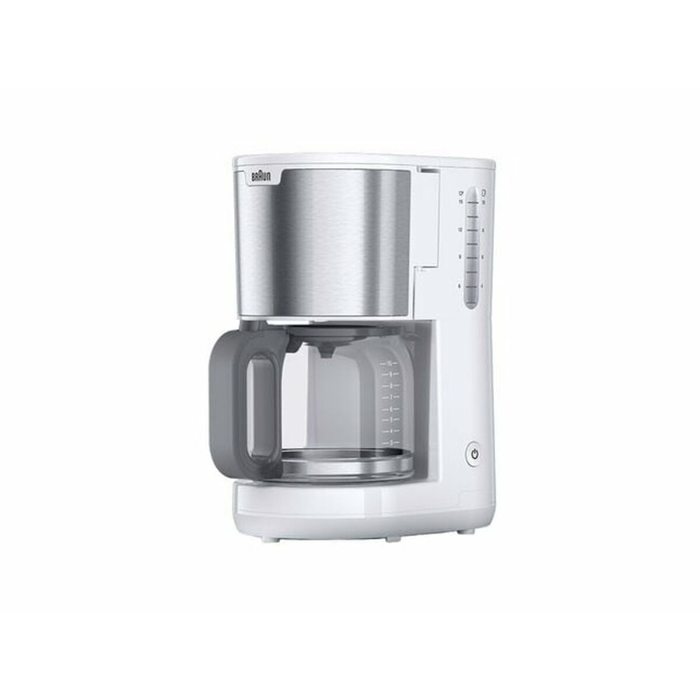 Filterkaffeemaschine Braun KF1500WH Weiß 1000 W 10 Kopper 15 Kopper