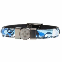 Bracelet Homme Police PJ25556BLU.03-L Cuir 21 cm