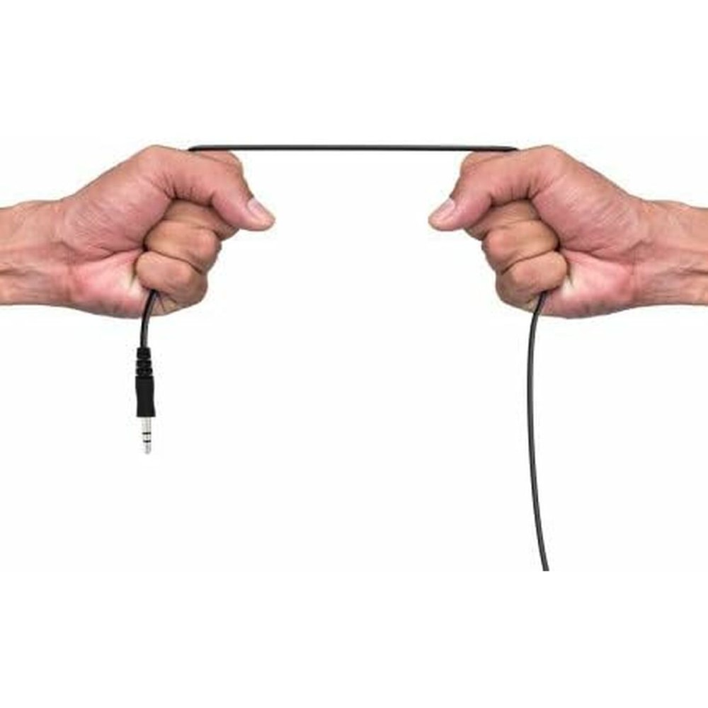 Câble Audio Jack (3,5 mm) Akashi ALTJ 35 B 1 m Noir
