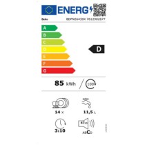 Geschirrspüler BEKO BDFN26430W Weiß 60 cm