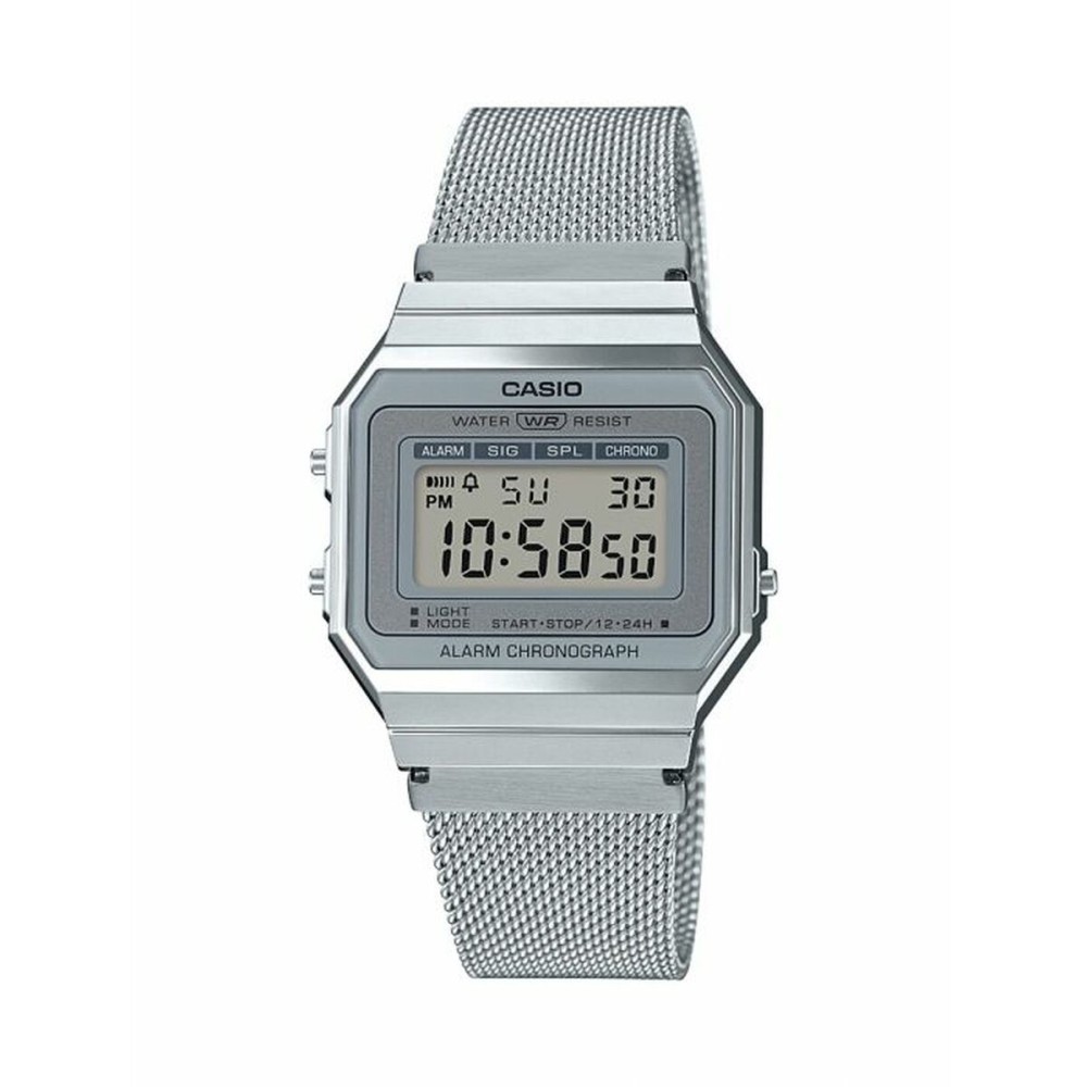 Herrenuhr Casio A700WEM-7AEF Silberfarben