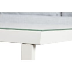 Ensemble Table avec 3 Sièges Home ESPRIT Gris Acier Polycarbonate 128 x 69 x 79 cm